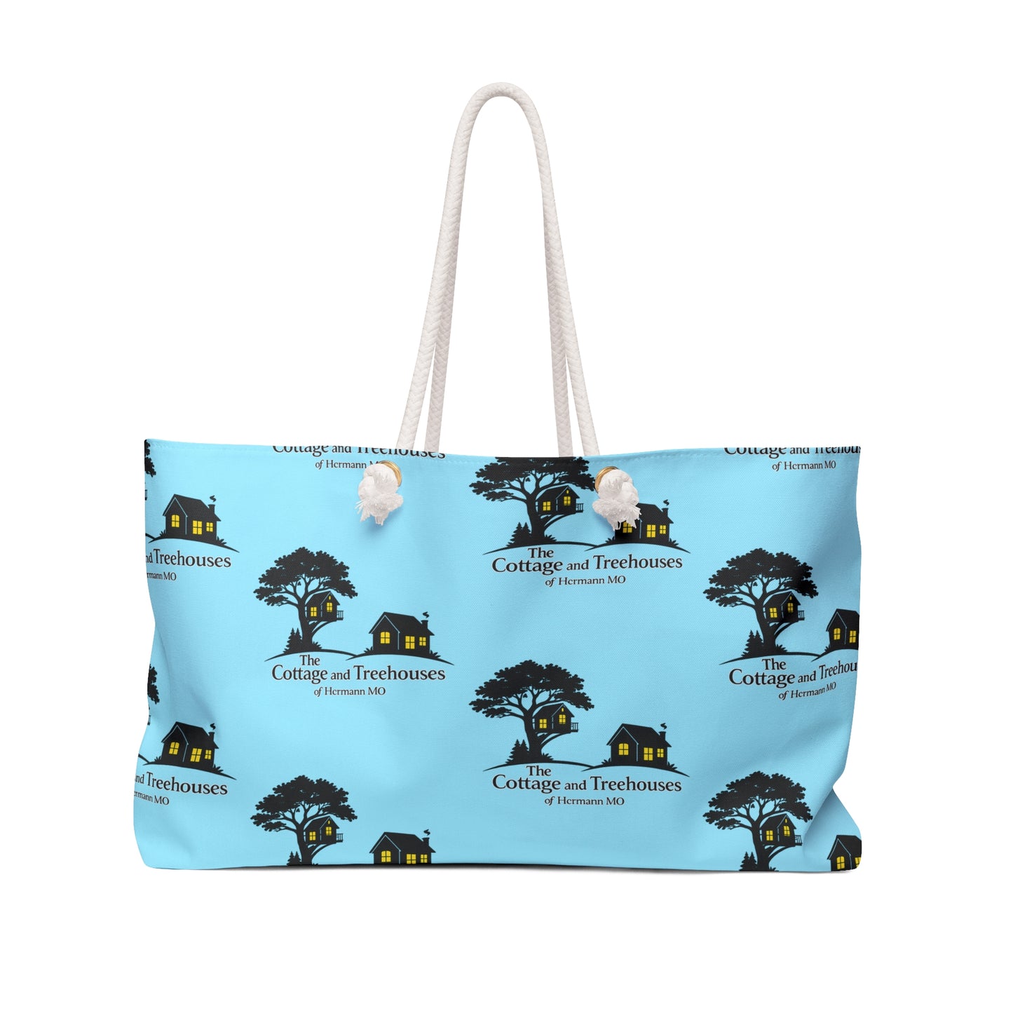 The Cottage and Treehouse in Hermann Weekender Bag – Treehouse Getaway Travel Tote