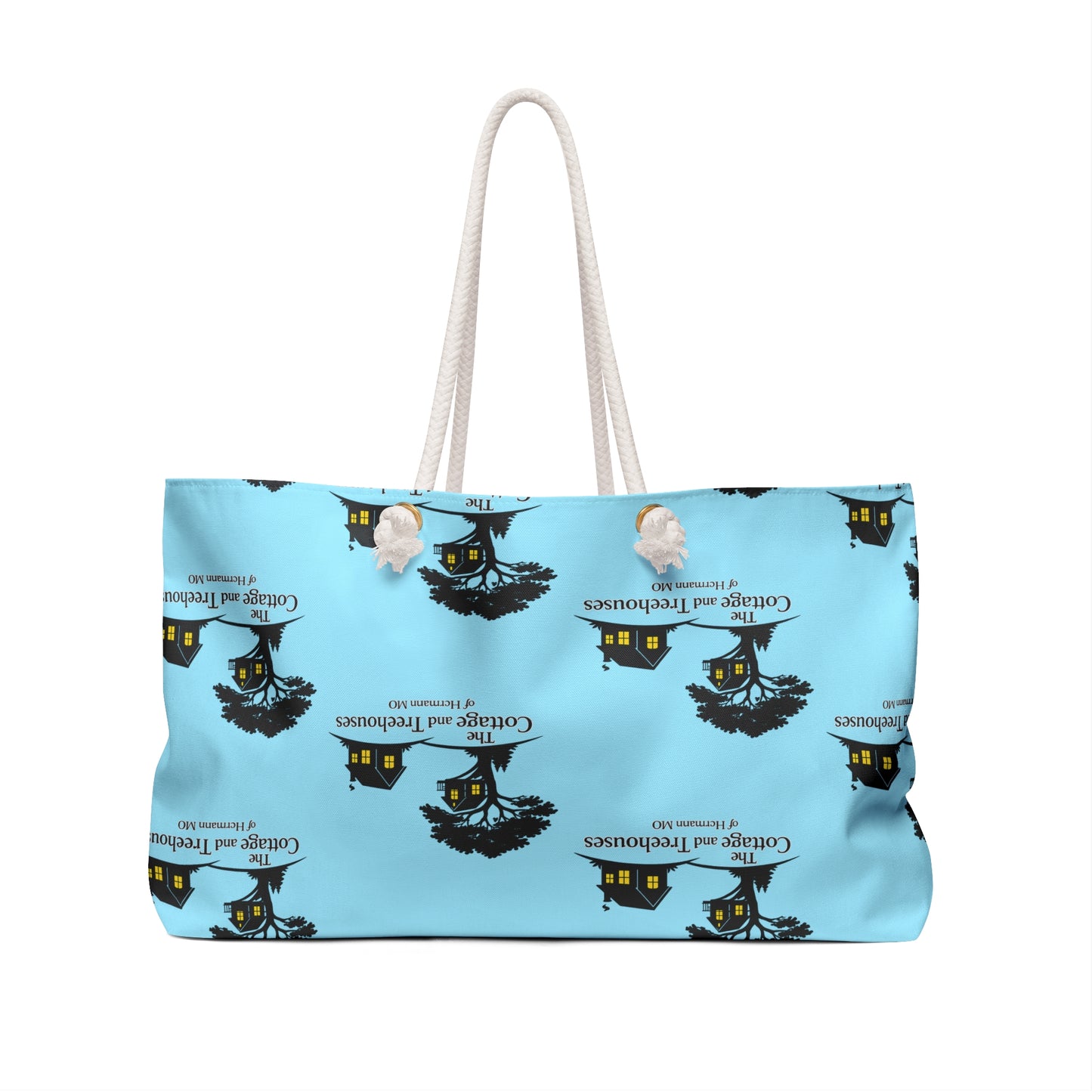 The Cottage and Treehouse in Hermann Weekender Bag – Treehouse Getaway Travel Tote
